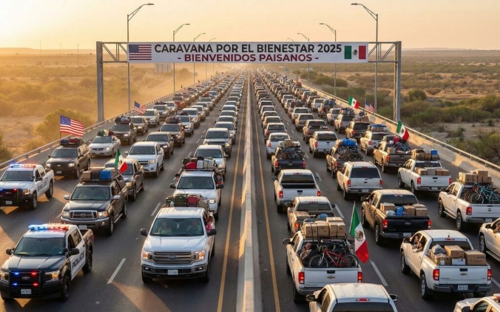 La Caravana por el Bienestar 2025: Un viaje que une a miles de paisanos en su regreso a México