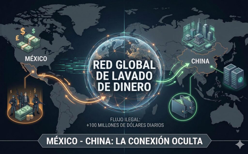 Las redes mexicanas y chinas que lavan miles de millones bajo la sombra del crimen organizado