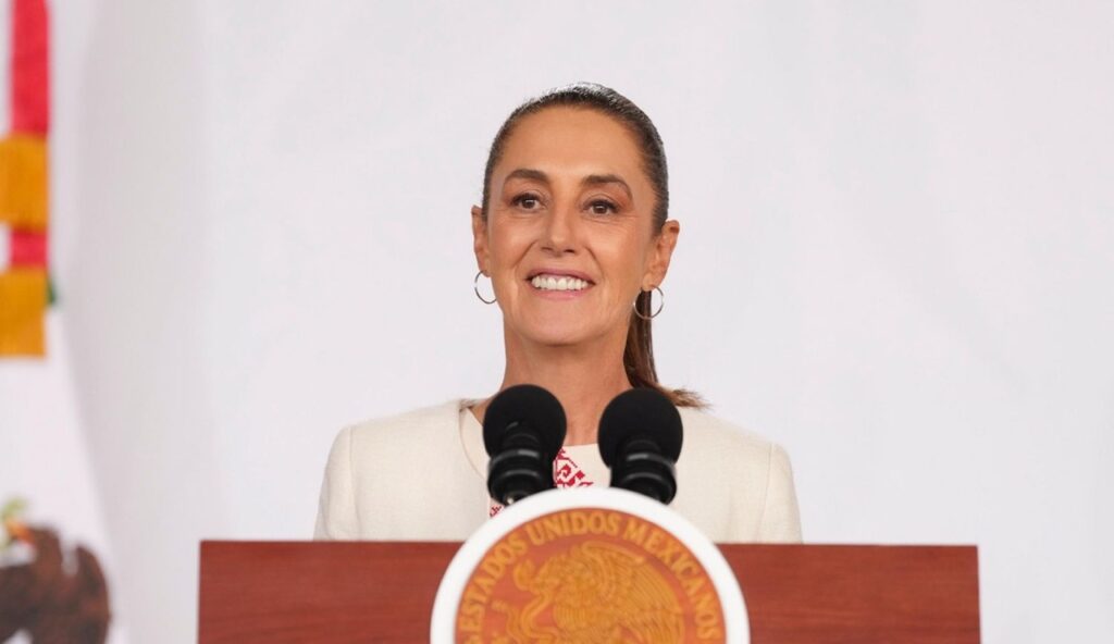 Claudia Sheinbaum confirma descenso en migración hacia EEUU